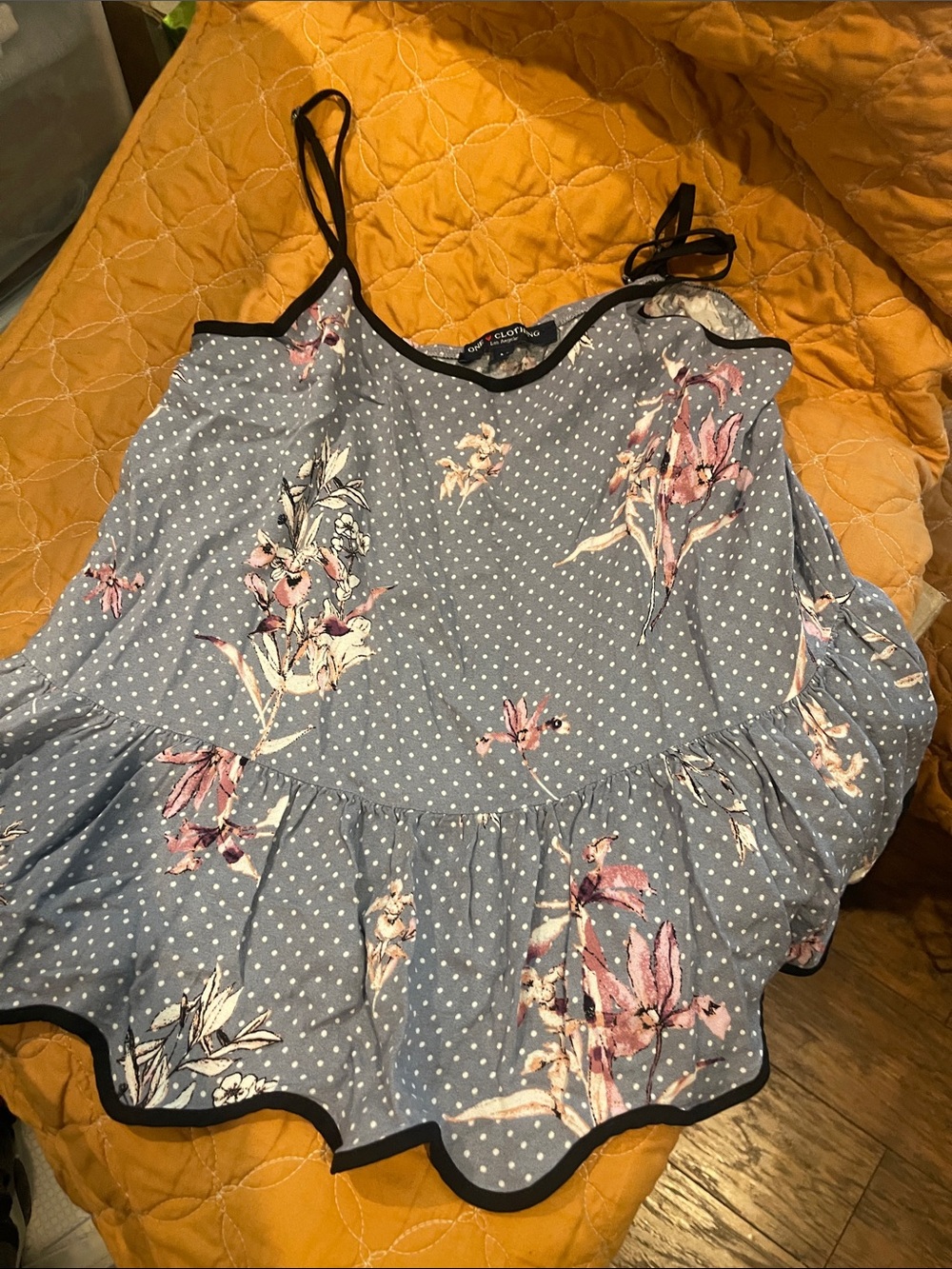 Ruffled tank